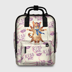 Рюкзак женский Kiss meкошечки, цвет: 3D-принт