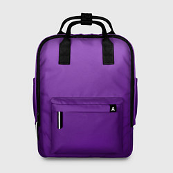 Рюкзак женский Красивый фиолетовый градиент, цвет: 3D-принт