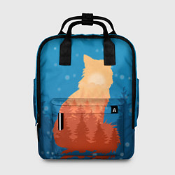 Рюкзак женский Лисица 3D, цвет: 3D-принт