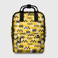 Рюкзак женский Такси Taxi, цвет: 3D-принт