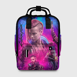 Рюкзак женский Vi Ви Cyberpunk 2077, цвет: 3D-принт