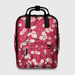 Женский рюкзак Цветы на ветках