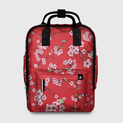 Рюкзак женский Алая весна, цвет: 3D-принт