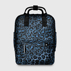 Женский рюкзак Синяя леопардовая шкура
