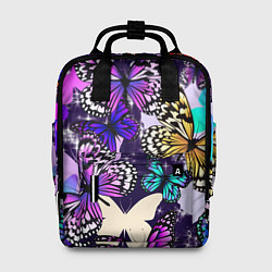 Рюкзак женский Бабочки Butterflies, цвет: 3D-принт
