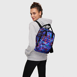 Рюкзак женский Neon pattern Fashion 2055, цвет: 3D-принт — фото 2
