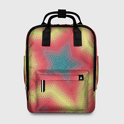Рюкзак женский Звездный современный узор, цвет: 3D-принт