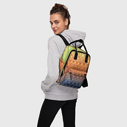 Рюкзак женский Модный современный узор зигзаг, цвет: 3D-принт — фото 2