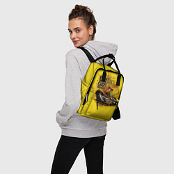 Рюкзак женский СПОРТИВНЫЙ МОТОКРОСС, цвет: 3D-принт — фото 2