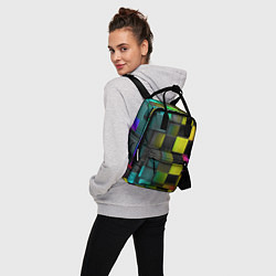 Рюкзак женский Colored Geometric 3D pattern, цвет: 3D-принт — фото 2
