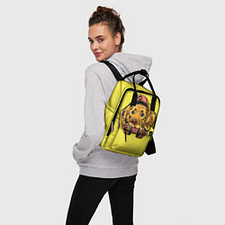 Рюкзак женский СОБАКА ХИППИ, цвет: 3D-принт — фото 2