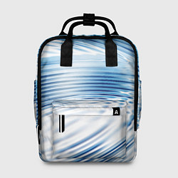 Рюкзак женский Круги на воде Океан Wave, цвет: 3D-принт