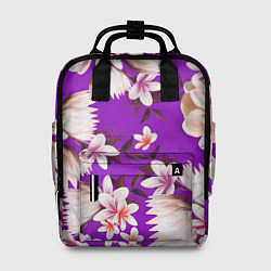 Женский рюкзак Цветы Фиолетовый Цветок