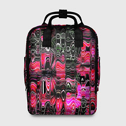 Рюкзак женский РАЗНОЦВЕТНАЯ ВОЛНА, цвет: 3D-принт