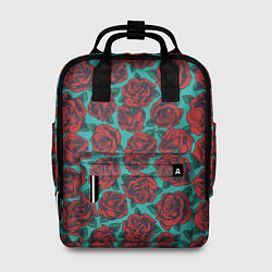 Рюкзак женский Розы тату, цвет: 3D-принт