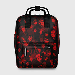 Рюкзак женский Кровавые отпечатки DEATH STRANDING, цвет: 3D-принт