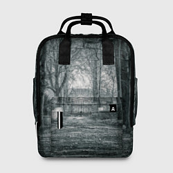 Рюкзак женский Мрачный особняк, цвет: 3D-принт