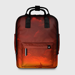 Рюкзак женский Облака перед восходом солнца, цвет: 3D-принт
