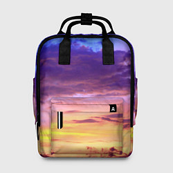 Рюкзак женский Небо на закате, цвет: 3D-принт