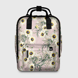 Рюкзак женский Цветы Летние Ромашки, цвет: 3D-принт