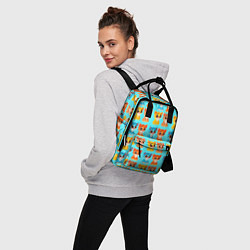 Рюкзак женский COLORED KITTENS, цвет: 3D-принт — фото 2