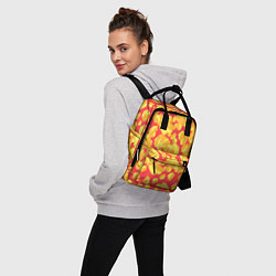 Рюкзак женский Сырная буря, цвет: 3D-принт — фото 2