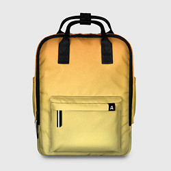 Рюкзак женский Оранжевый, желтый градиент, цвет: 3D-принт