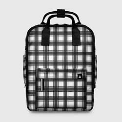 Женский рюкзак Black and white trendy checkered pattern