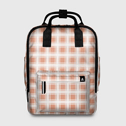 Женский рюкзак Light beige plaid fashionable checkered pattern