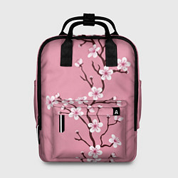 Рюкзак женский Нежность сакуры, цвет: 3D-принт