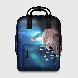 Рюкзак женский Космическое столкновение объектов, цвет: 3D-принт