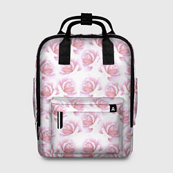 Рюкзак женский Нежные розы - паттерн, цвет: 3D-принт