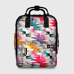 Женский рюкзак Многоцветный абстрактный геометрический