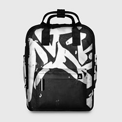 Женский рюкзак Иероглифы в стиле граффити
