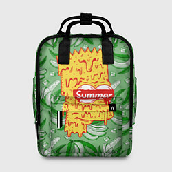 Рюкзак женский Барт Симпсон - Summer, цвет: 3D-принт