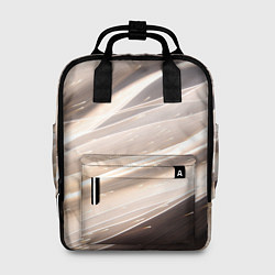 Рюкзак женский Абстрактные волны и огни бесконечности, цвет: 3D-принт