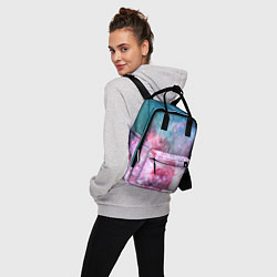Рюкзак женский Вспыхнувший космос, цвет: 3D-принт — фото 2