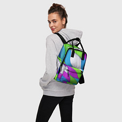 Рюкзак женский Цветная ткань, цвет: 3D-принт — фото 2