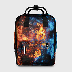 Женский рюкзак Огонь и вода - Огненный цветок