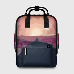 Рюкзак женский Горы восход солнца Mountain landscape, цвет: 3D-принт