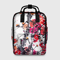 Рюкзак женский Живописная ветка сакуры, цвет: 3D-принт