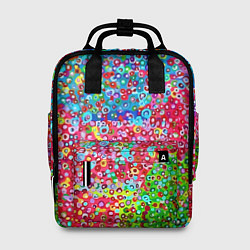 Рюкзак женский Цветная пуантель, цвет: 3D-принт