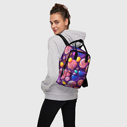 Рюкзак женский Сладости для радости, цвет: 3D-принт — фото 2