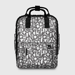 Женский рюкзак Алфавит гранж