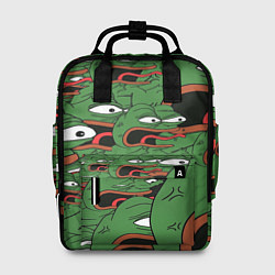 Рюкзак женский Пепе лягушка, цвет: 3D-принт