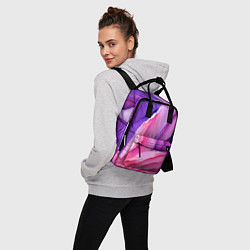 Рюкзак женский Необычная акварельная абстракция, цвет: 3D-принт — фото 2