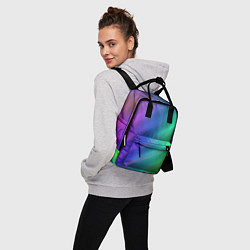 Рюкзак женский Полосы всех цветов радуги, цвет: 3D-принт — фото 2