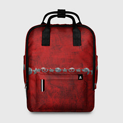Рюкзак женский Красный градиент, цвет: 3D-принт