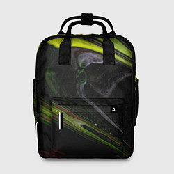 Рюкзак женский Зелёный песок в темноте, цвет: 3D-принт