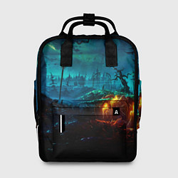 Рюкзак женский Мрачное место, цвет: 3D-принт